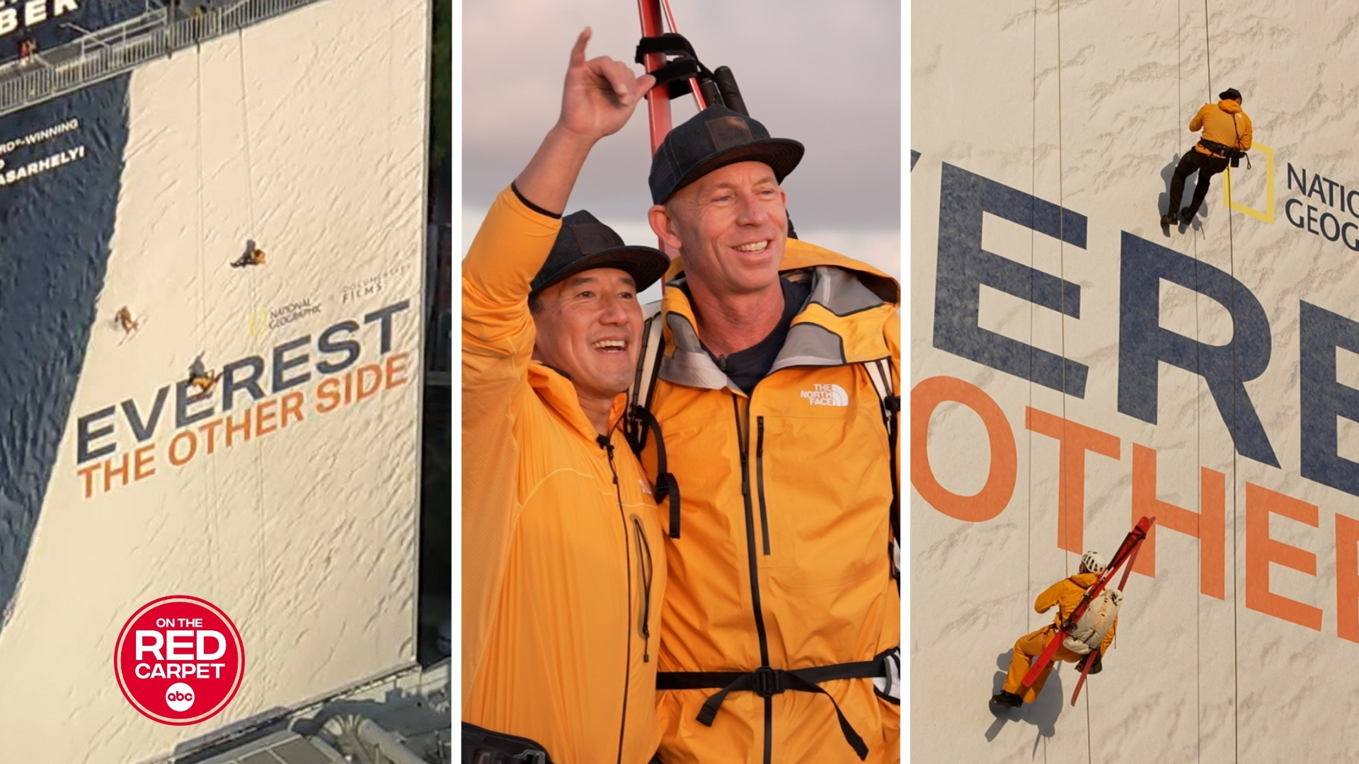 'Everest: The Other Side' filmmakers rappel down billboard in celebratory stunt
— WABC-TV Eyewitness News (ABC7 NY)