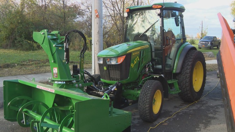 Buffalo's new snow removal tractors ready for winter